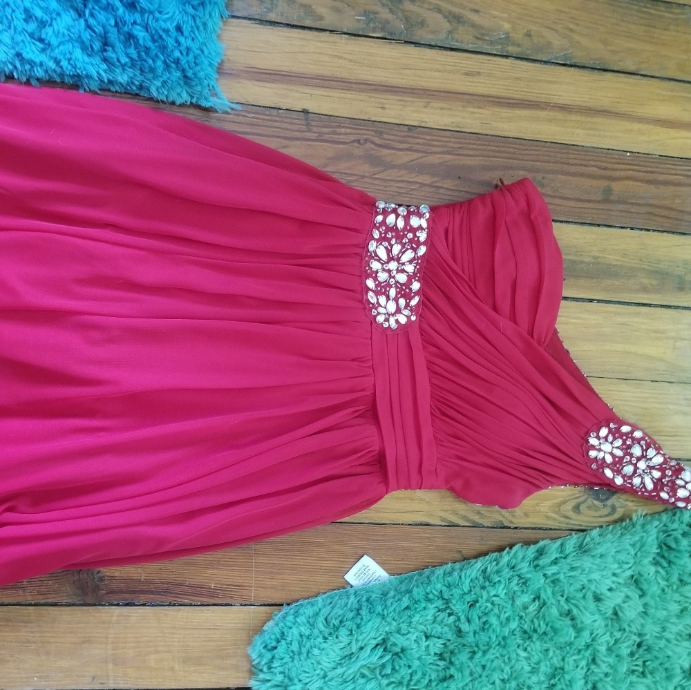 Red homecoming dress